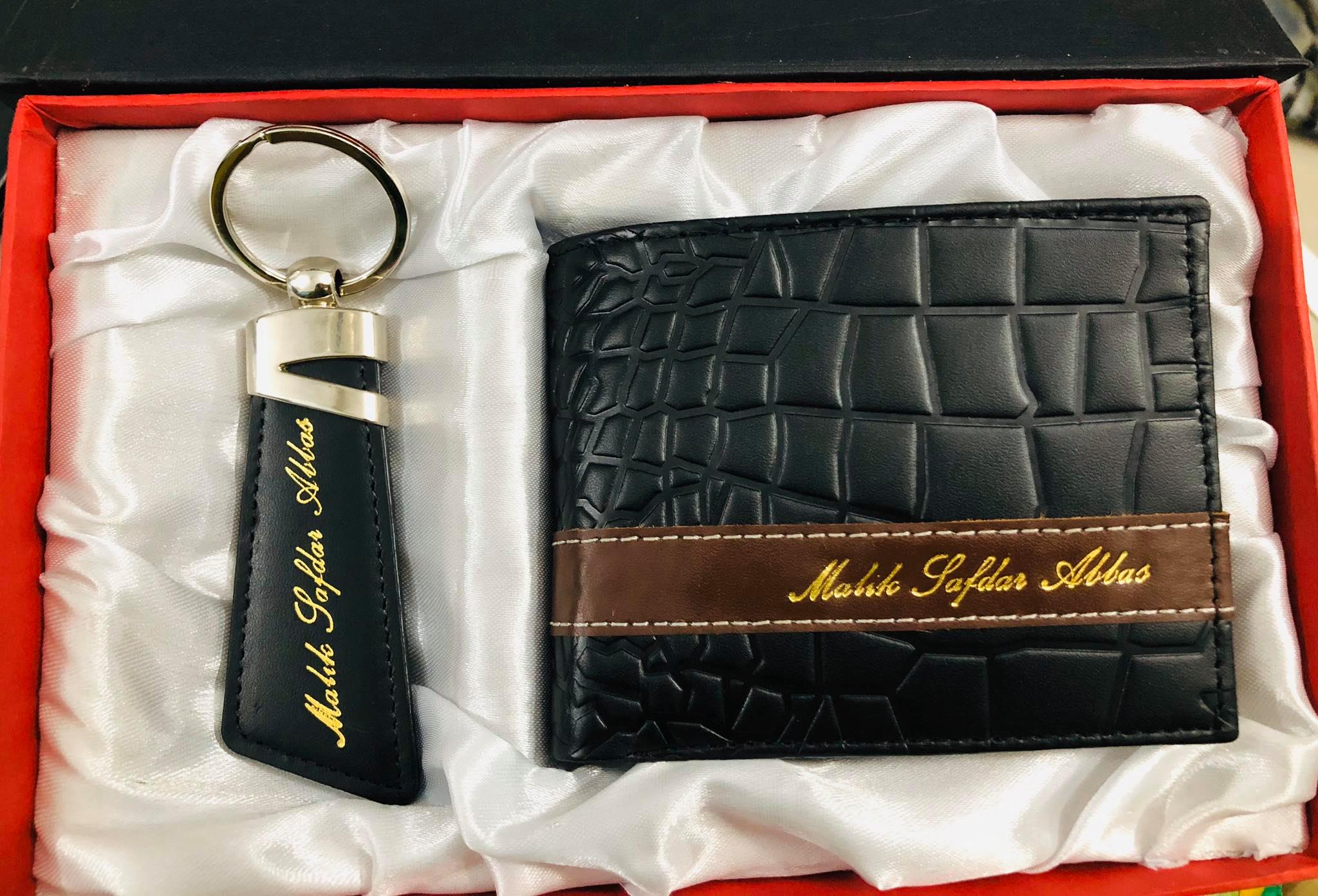 name brand keychain wallet