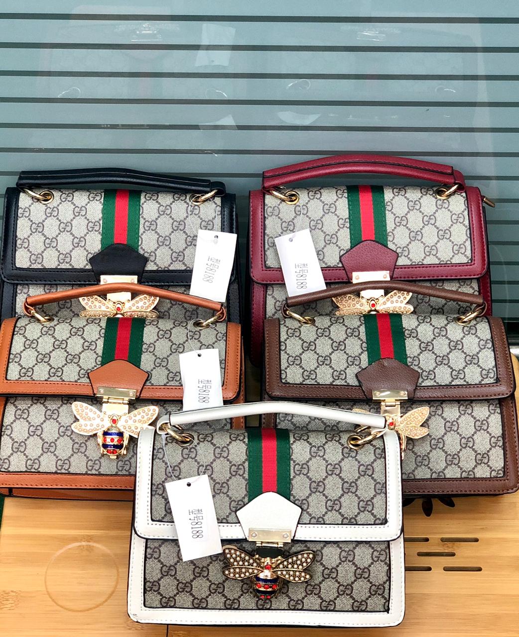 GG Bee Padlock Small Bamboo Shoulder Bag J's Store