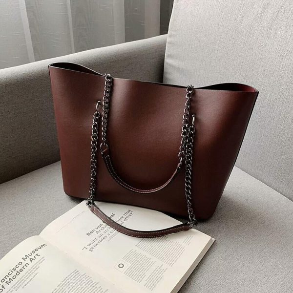 Leather Tote Bag. It is a high-quality luxurious Leather Shoulder Bag.