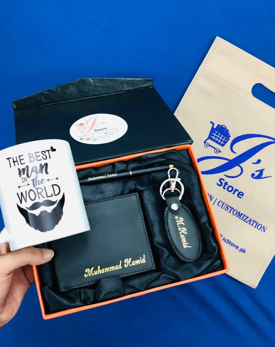 Wallet Keychain Pen And Mug Giftset