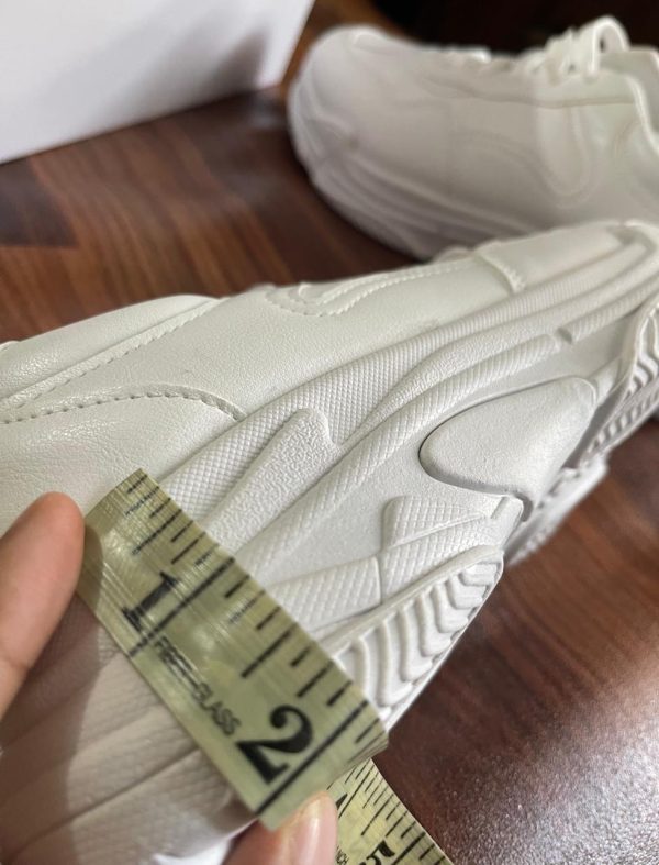 High Sole White Sneakers for Girls