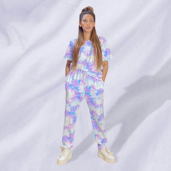Tie & Dye Summer Tracksuit. Perfect for Summer Picnics and Activewear