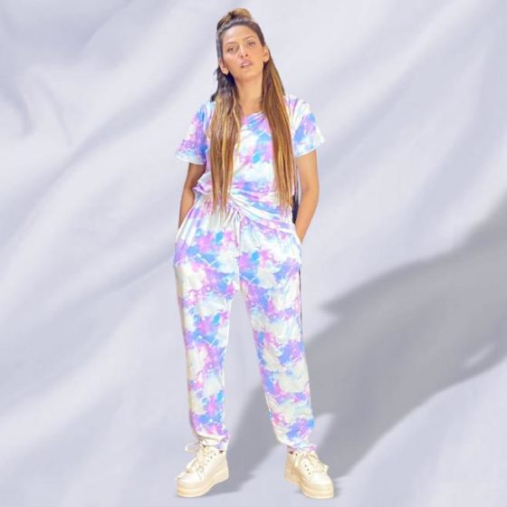 tie dye tracksuit blue