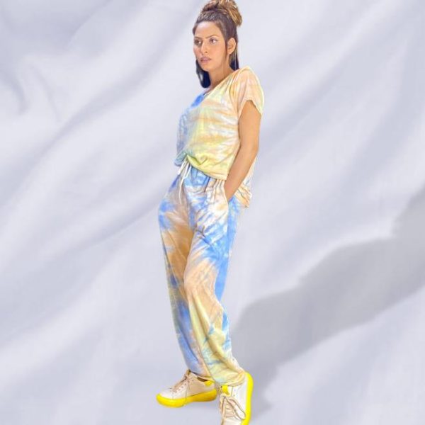 Tie & Dye Summer Tracksuit. Perfect for Summer Picnics and Activewear