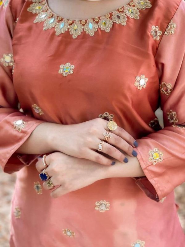 Close-up of Sleeves of Naranji