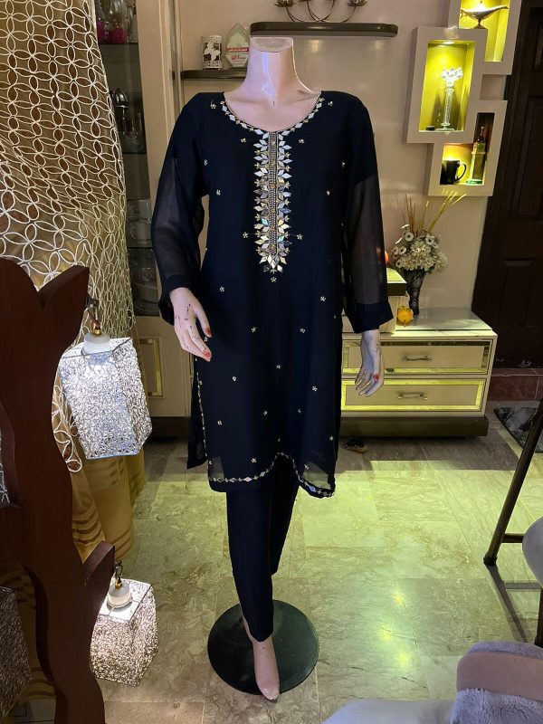 Sheesh Mahal is a trendy mirror work article from our Festive eid Collection 2022. It is a perfect design for Eid.