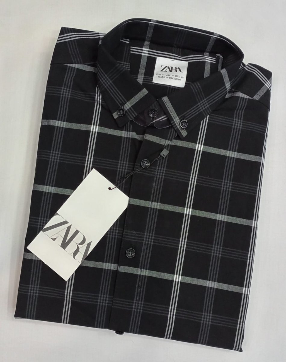 ZR Black & White Broad Line Shirt