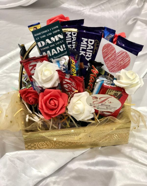 Chocolate Gift Basket For Anniversary J's Store Shop in Pakistan