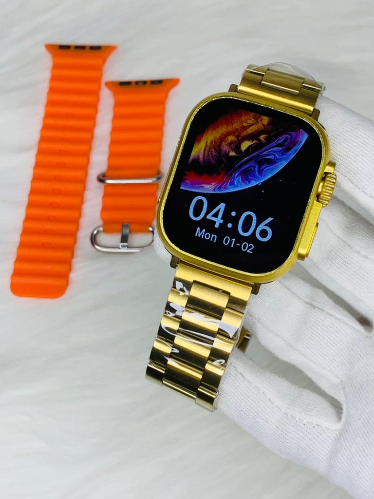 Series 8 Ultra GOLD Edition with Orange Strap