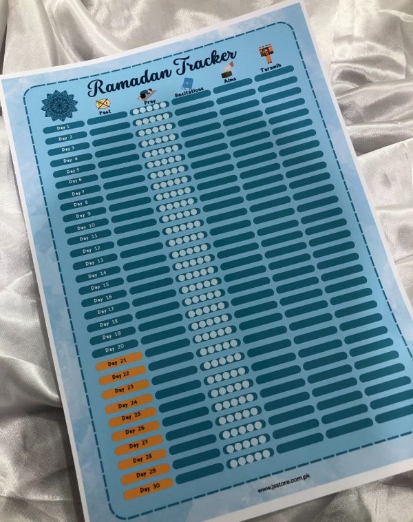 Ramadan Good Deeds Tracker: Track your fasting, prayers, aims, and Tarawih.