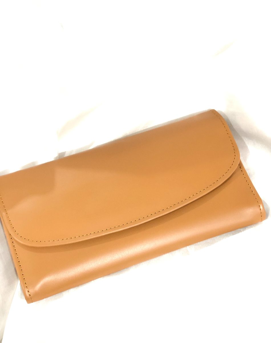 Bridle Leather Trifold Wallet (Camel)