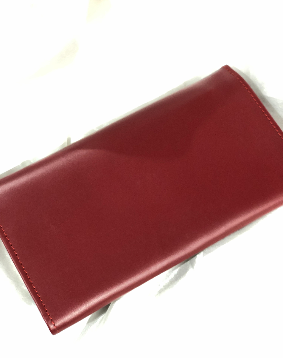 Classic Carry Leather Wallet (Red) (3)