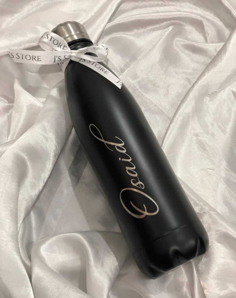 Steel Bottle With Name Engraving