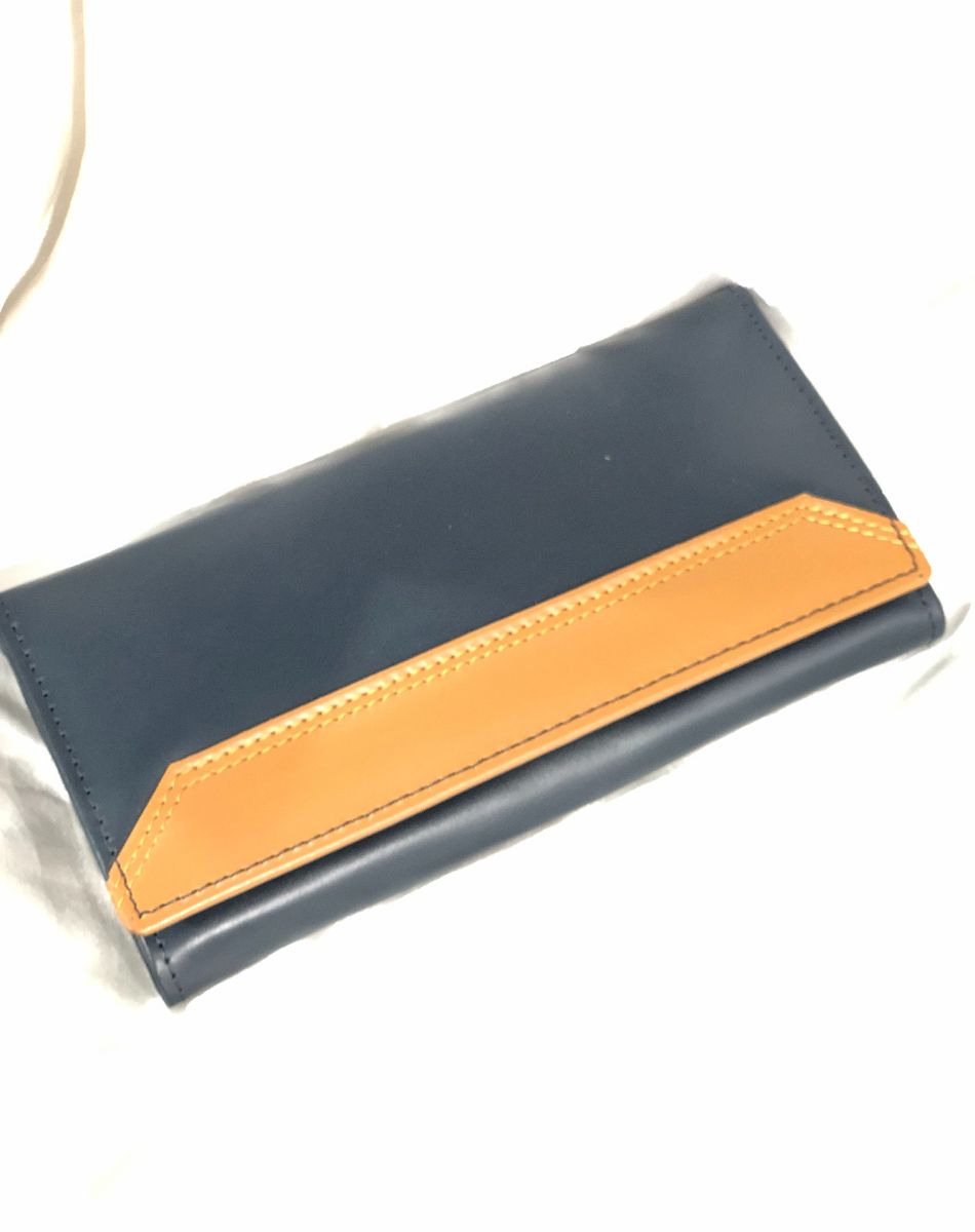 The Everyday Leather Wallet (Deep Blue)