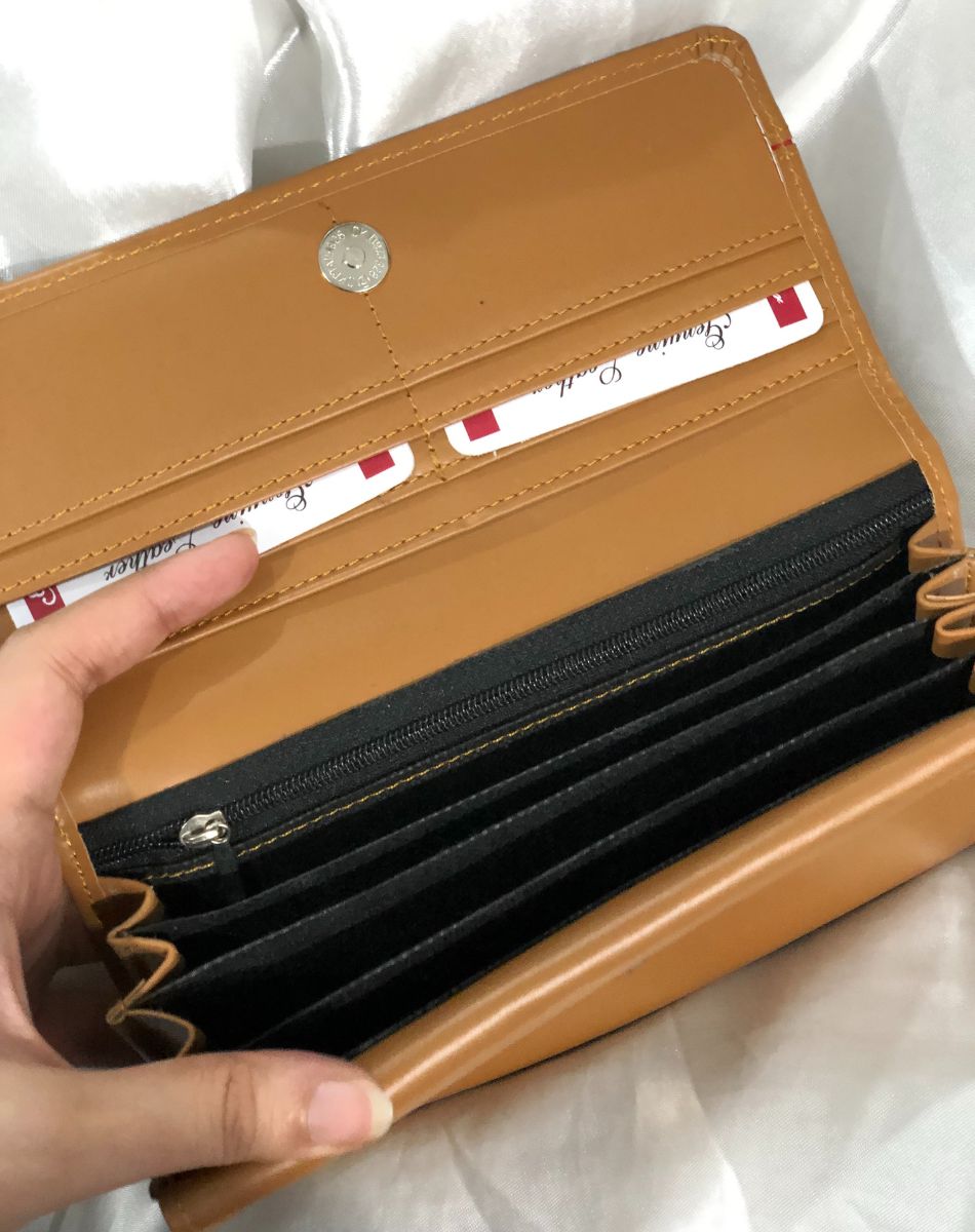 Timeless Leather Wallet (Camel) (2)