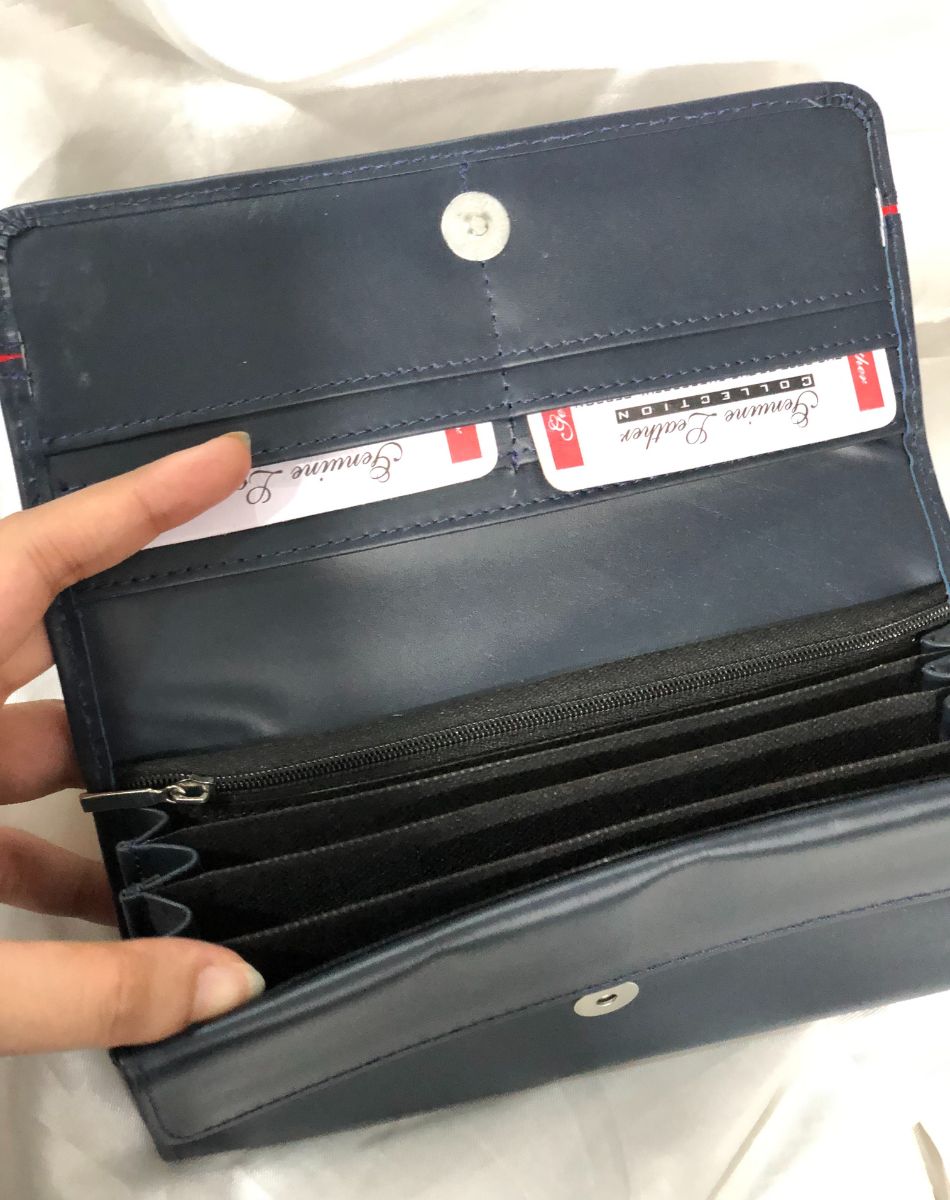 Timeless Leather Wallet (Gray) (3)