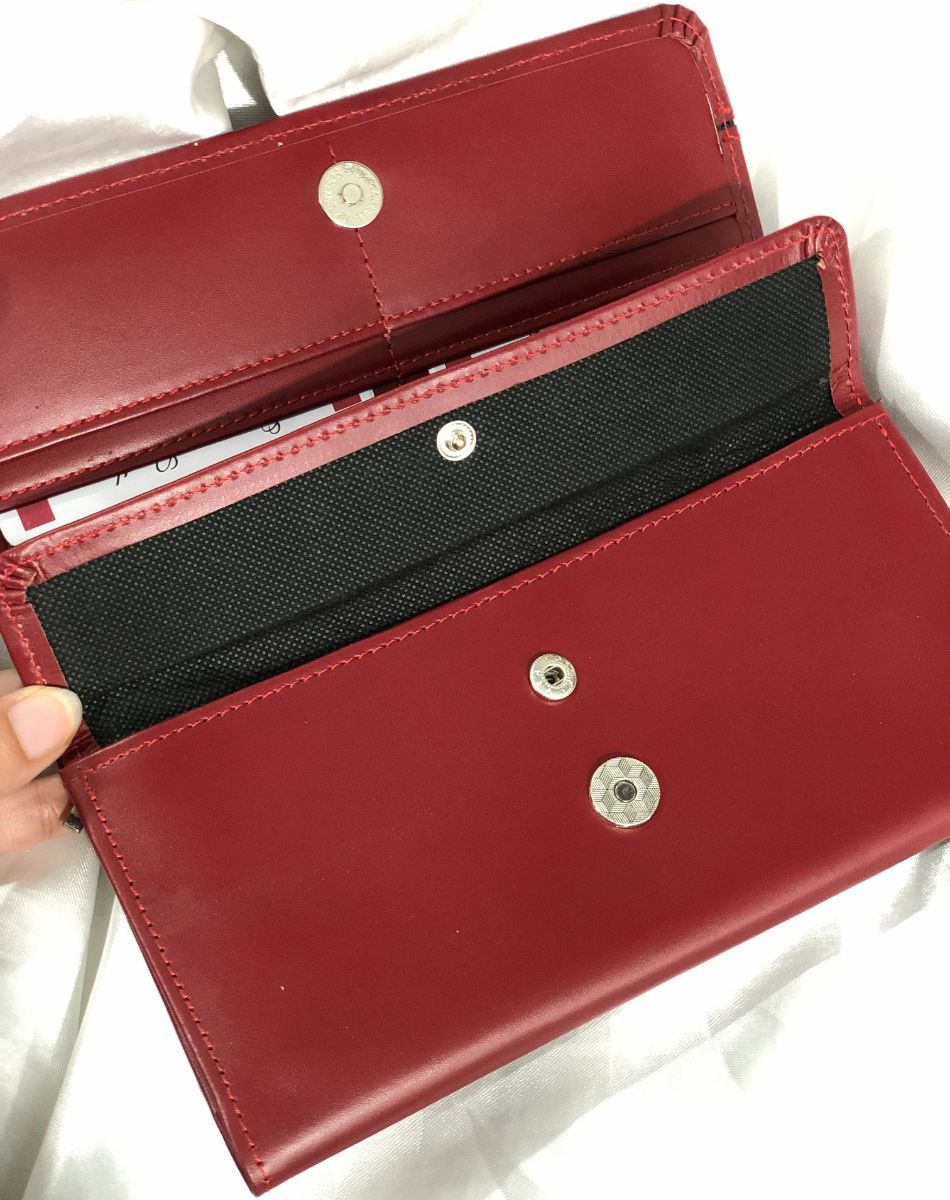 Timeless Leather Wallet (Maroon) (2)