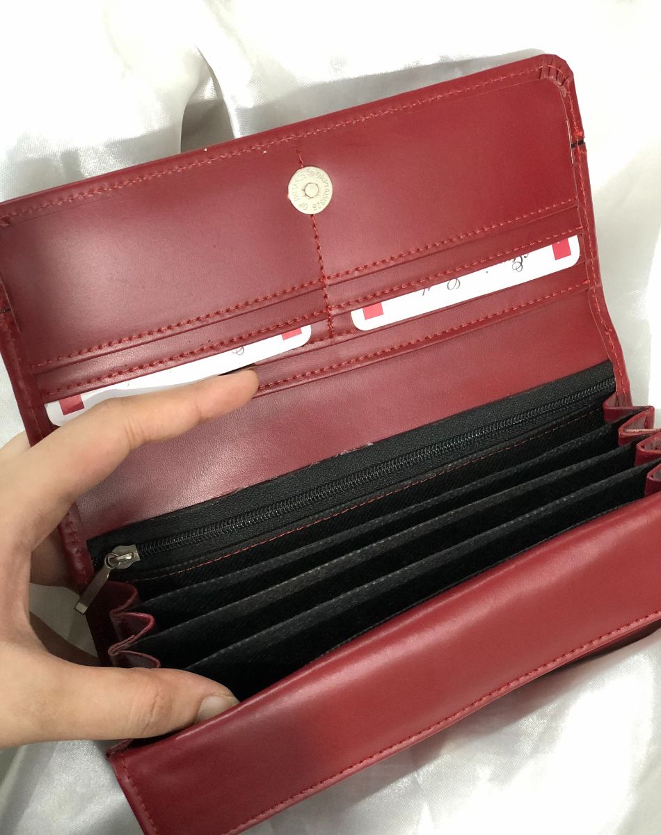 Timeless Leather Wallet (Maroon) (3)