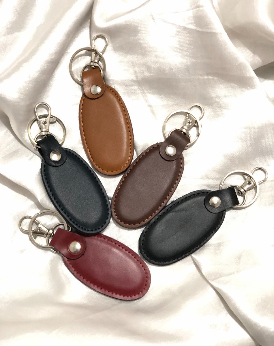 Simple Leather Keychain