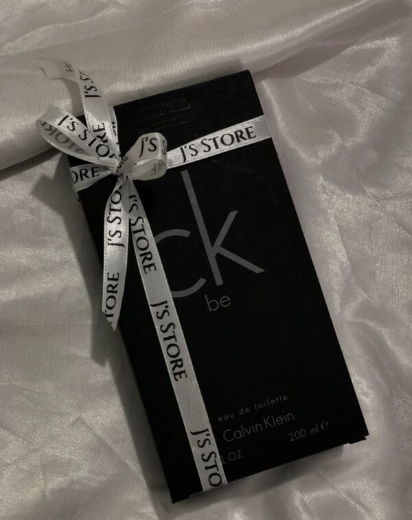 CK be For Men and Women by Calvin Klein — 200ml Eau de Toilette, Gift Wrapped with Signature J’s Store Ribbon on White Silk Fabric