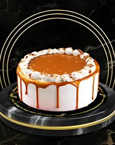 Delicious Crunch Caramel Cake from J's Store