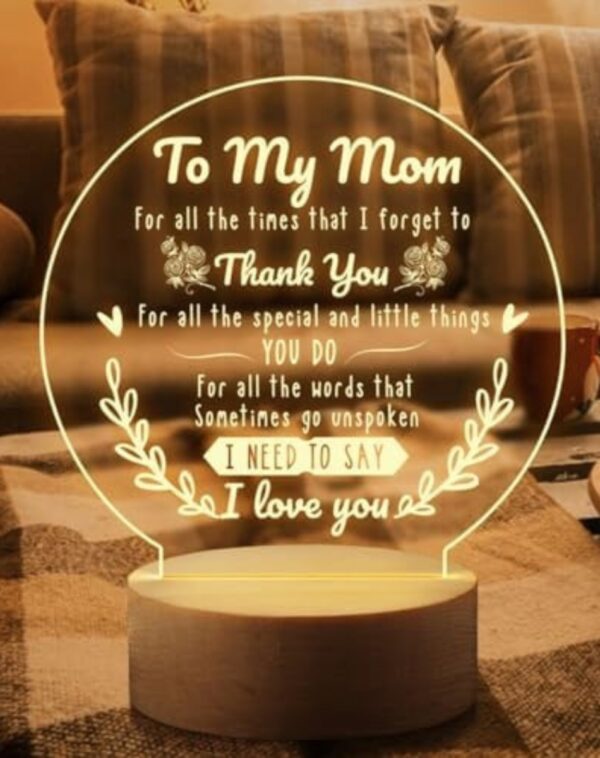 Heartfelt Message on Mother's Day LED Frame