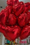 15 Red Foil Balloons