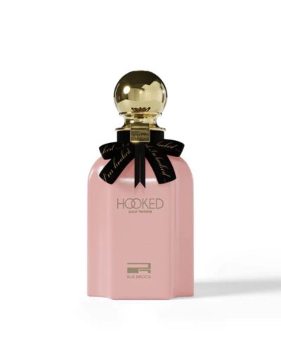 Hooked Pour Femme perfume bottle, pink with gold cap, 100 ml EDP – buy online at J’s Store
