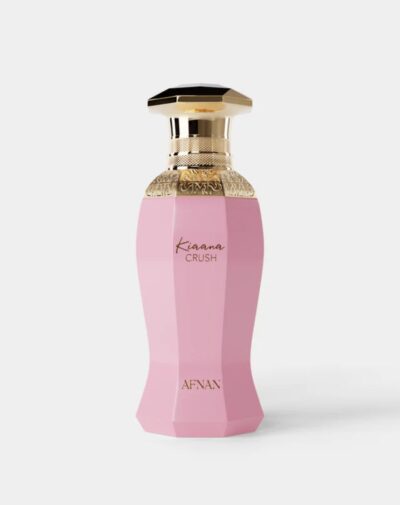 Kiaana Crush perfume bottle in blush pink, 100ml EDP – buy online at J’s Store