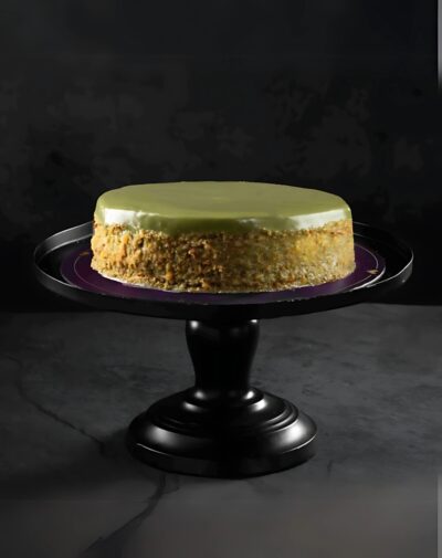 Pistachio Three Milk - Rich cake topped with pistachio glaze and crushed nuts by J’s Store in Karachi