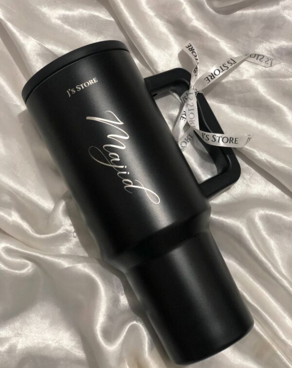 Quencher tumbler in black from The Dapper Box gift set.