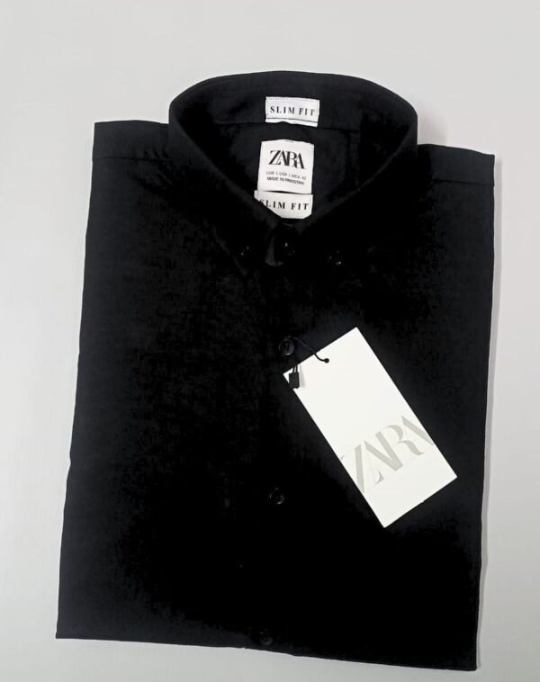 Zara black shirt from The Dapper Box.