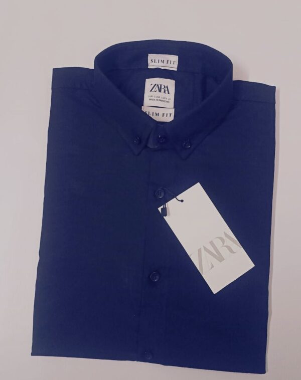 Zara blue shirt from The Dapper Box.