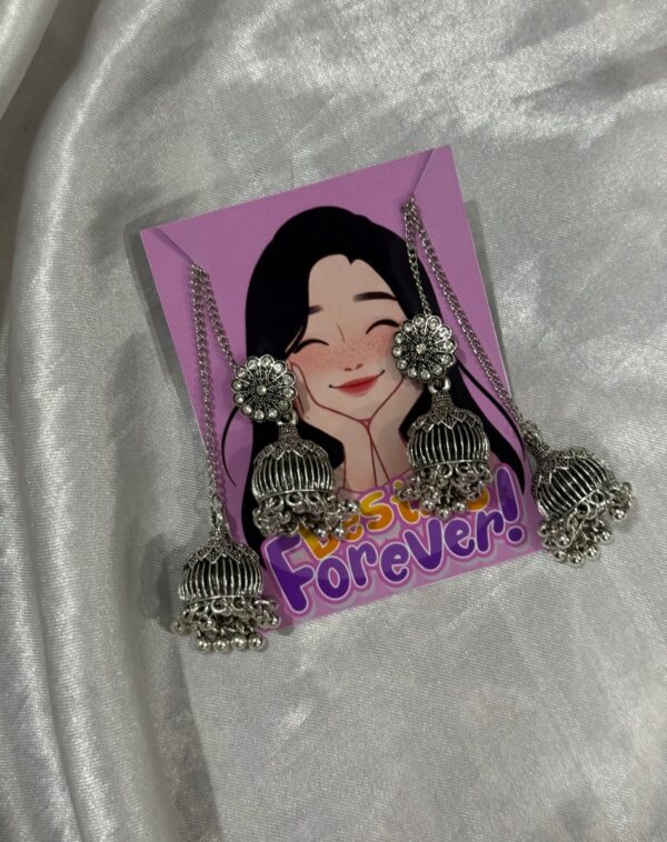 Sitara Cascade Jhumkas with a shimmering gold finish.