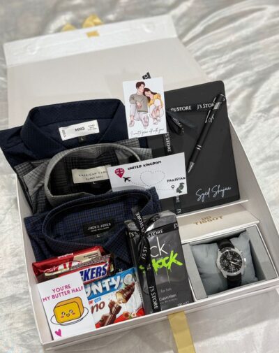 The Urban Icon Mega Box premium gift set featuring Tissot watch and CK perfume from J’s Store.